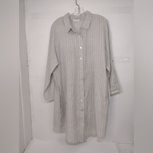 Milo-Milano  Women's Tan Linen Dress Size (M)